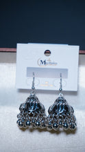 Antique Silver Long Jhumka