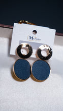 Stylish Women Geometric Round Dangle Hollow Circle Stud Earrings