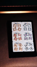 1 Pair Elegant beautiful Tops Earrings square Shape Fashionable design For girls/Woman jewellery