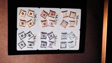 1 Pair Elegant beautiful Tops Earrings square Shape Fashionable design For girls/Woman jewellery