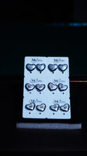 1 pair Simple Tiny Love Heart Stud Earrings Set for Women Girls Cute Ear Cartilage