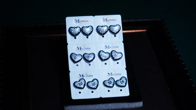 1 pair Simple Tiny Love Heart Stud Earrings Set for Women Girls Cute Ear Cartilage