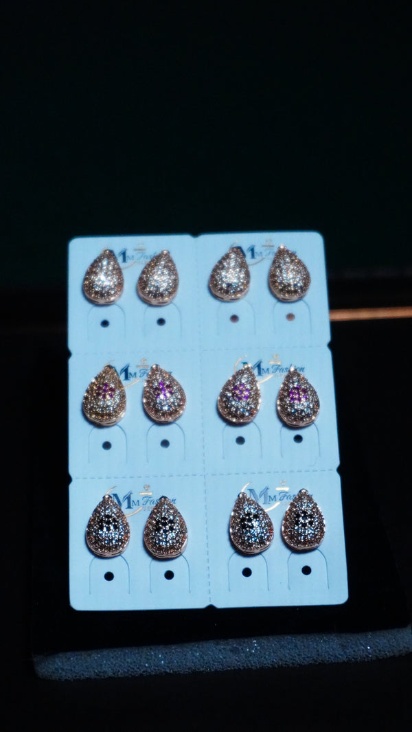RUBY GOLD EARRINGS